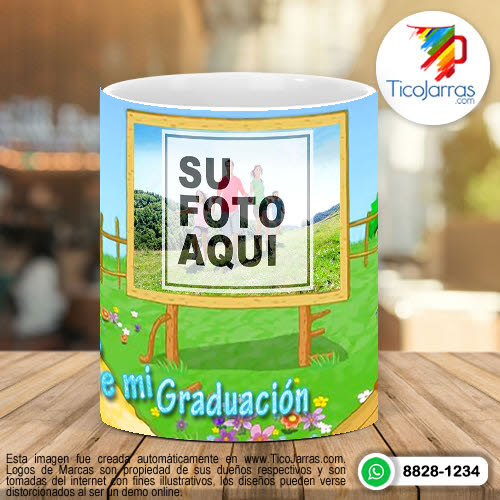 Tazas Personalizadas Recuerdo de mi Graduación