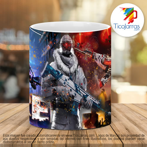 Tazas Personalizadas Free Fire