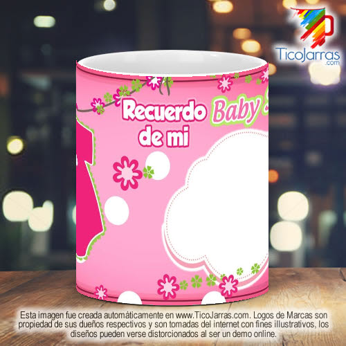 Tazas Personalizadas Recuerdo Baby Shower 