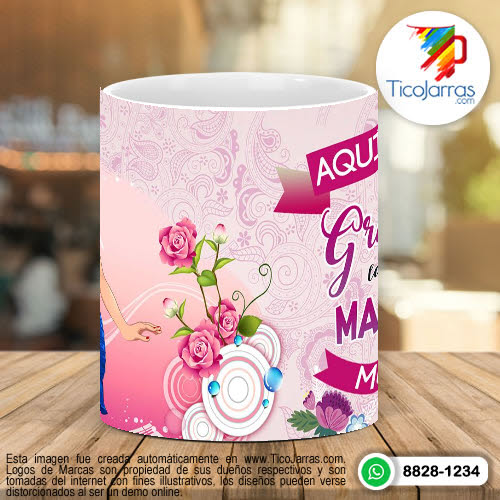 Tazas Personalizadas Aquí Toma la Mejor Madrina