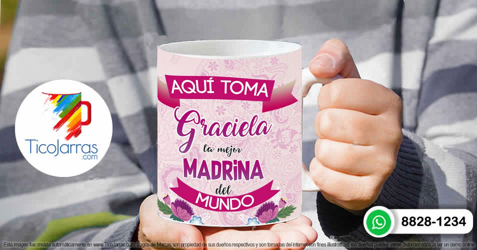 Tazas Personalizadas en Costa Rica Aquí Toma la Mejor Madrina