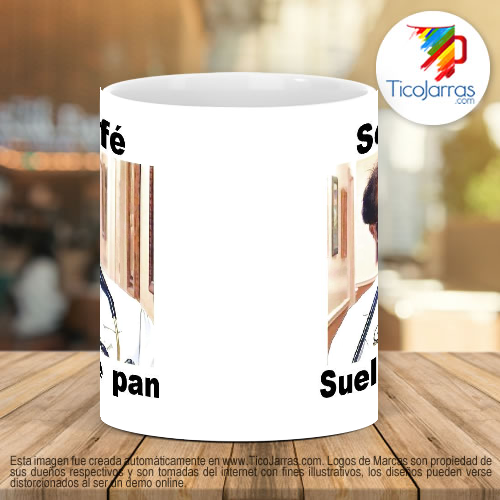 Tazas Personalizadas Solo café, suelta ese pan