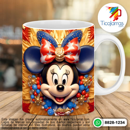 Diseños Personalizadas Mini Mouse 3D