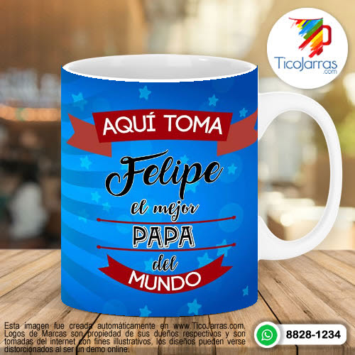 Tazas Personalizadas en Costa Rica Papá