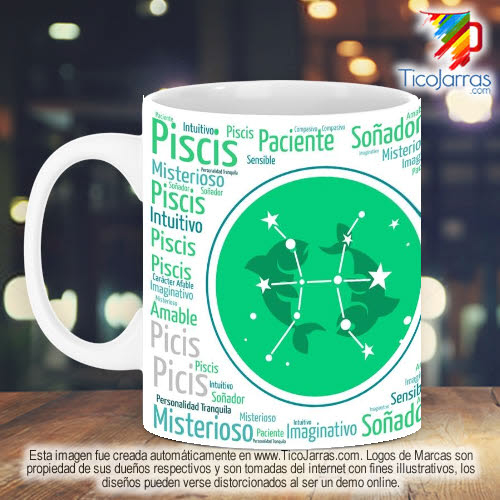 Jarras Personalizadas Signo del Zodiaco Picis