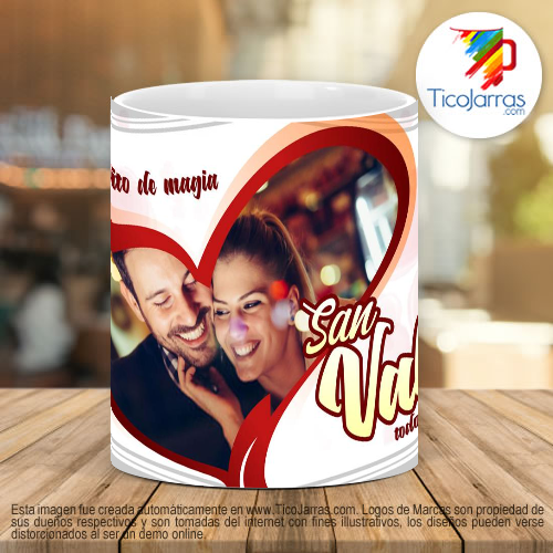 Tazas Personalizadas San Valentin con foto personalizada