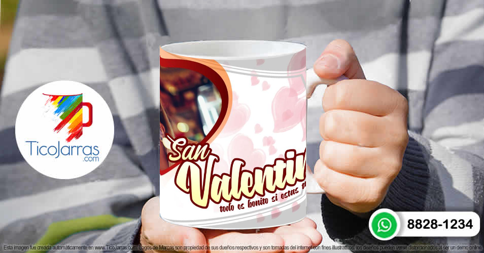 Tazas Personalizadas en Costa Rica San Valentin con foto personalizada