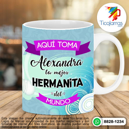 Diseños Personalizadas Aquí Toma la Mejor Hermanita