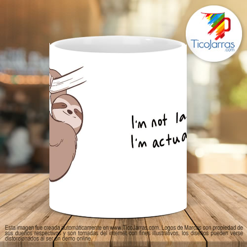 Tazas Personalizadas I am no lazy