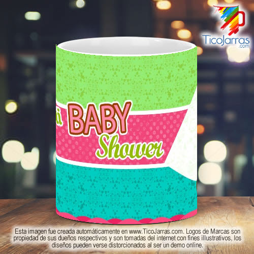 Tazas Personalizadas Recuerdo de mi Baby Shower 