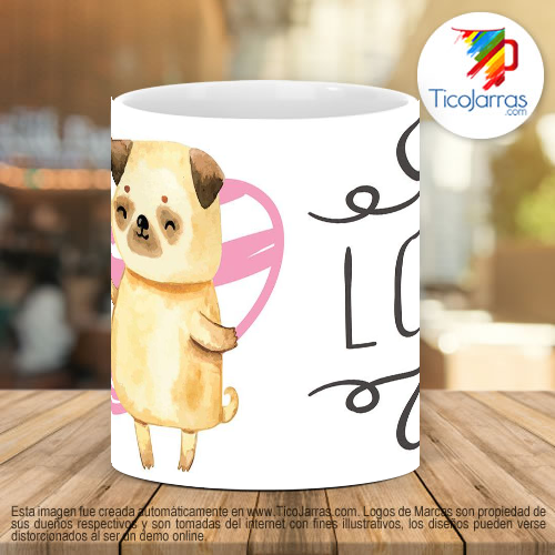 Tazas Personalizadas Taza Love perritos