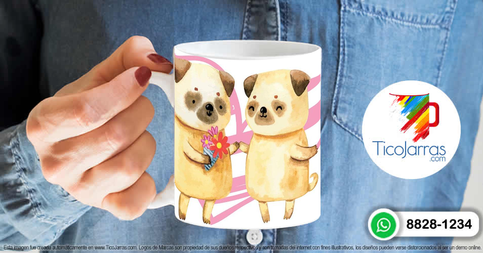 Tazas Personalizadas en Costa Rica Taza Love perritos