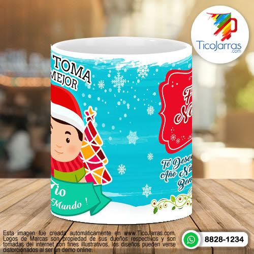 Tazas Personalizadas Aquí Toma - Tio