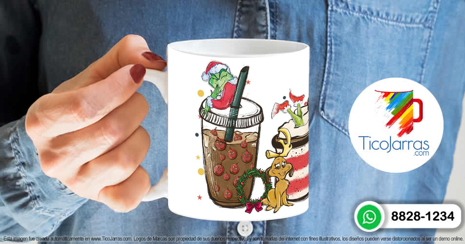 Artículos Personalizados Grinch Navidad