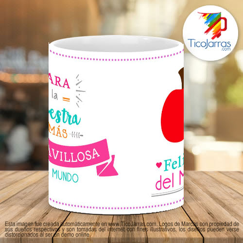 Tazas Personalizadas Feliz Día del Maestro