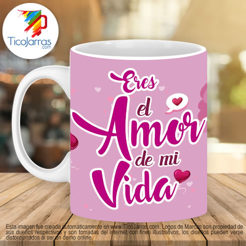 Jarras Personalizadas Eres el Amor de mi Vida