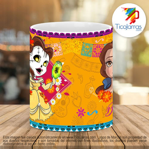 Tazas Personalizadas La bella y la Bestia