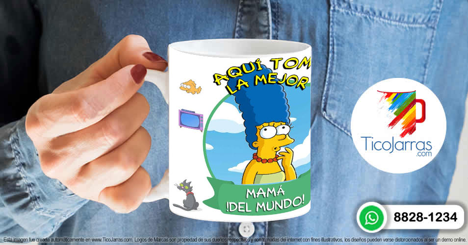 Artículos Personalizados Aquí toman los Simpsons - Mamá