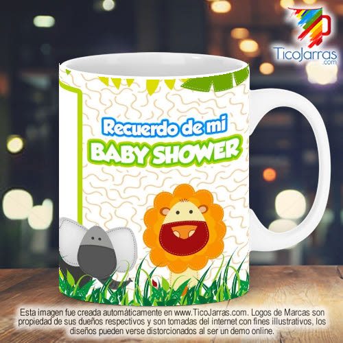 Tazas Personalizadas en Costa Rica Recuerdo Baby Shower 