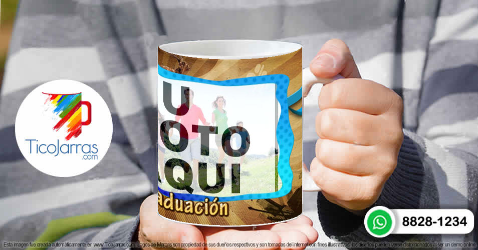 Tazas Personalizadas en Costa Rica Recuerdo de mi Graduación