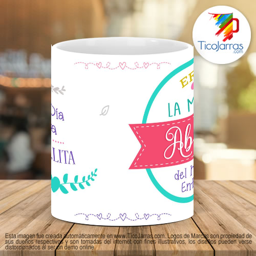 Tazas Personalizadas Feliz día de la abuelita