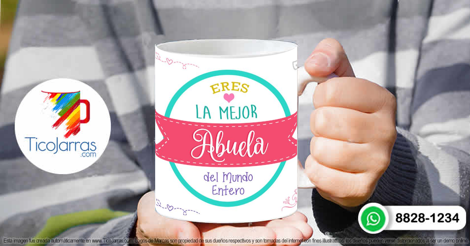 Tazas Personalizadas en Costa Rica Feliz día de la abuelita