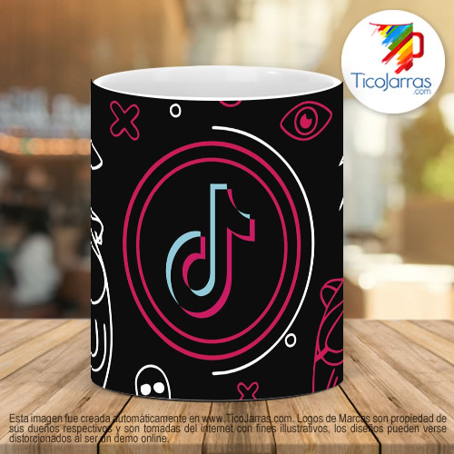 Tazas Personalizadas Tik Tok Hello