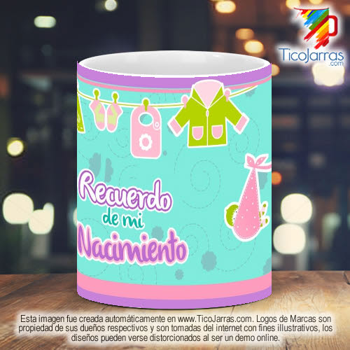 Tazas Personalizadas Recuerdo de mi Baby Shower