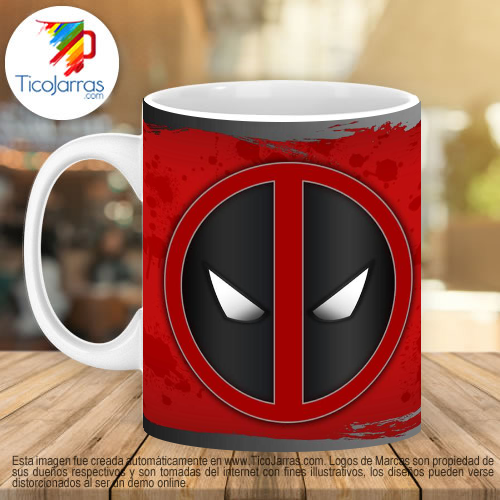 Jarras Personalizadas Deadpool