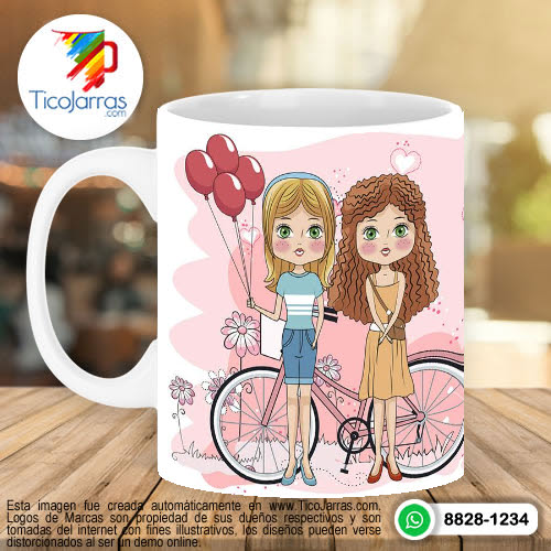 Jarras Personalizadas Aquí Toma la Mejor Amiga