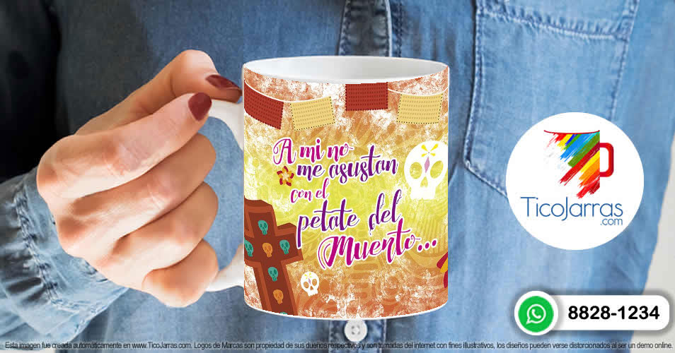 Artículos Personalizados A mi no me asustan con el petate del Muerto