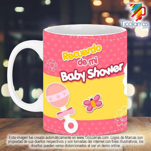 Jarras Personalizadas Recuerdo Baby Shower 