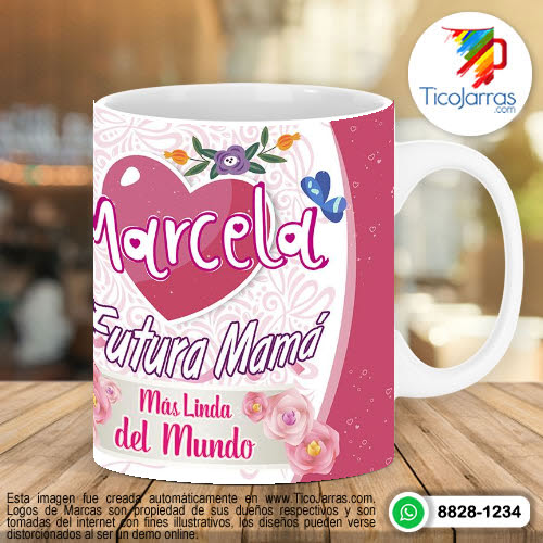 Tazas Personalizadas en Costa Rica Futura Mamá