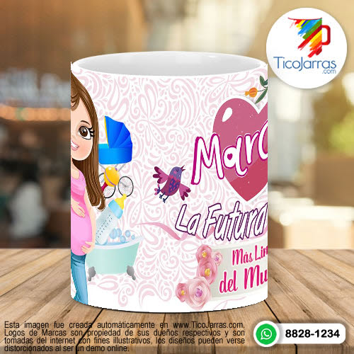 Tazas Personalizadas Futura Mamá