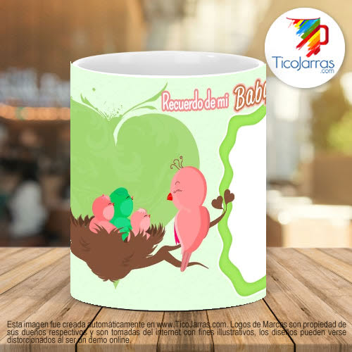 Tazas Personalizadas Recuerdo Baby Shower 