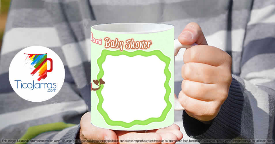 Tazas Personalizadas en Costa Rica Recuerdo Baby Shower 