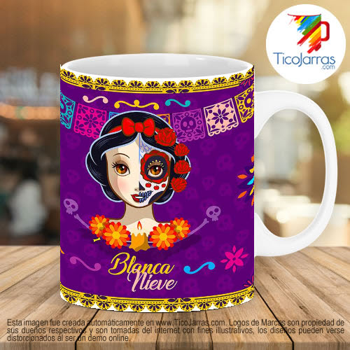 Tazas Personalizadas en Costa Rica Blanca Nieves