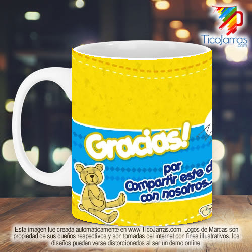 Tazas Personalizadas en Costa Rica Recuerdo Baby Shower 