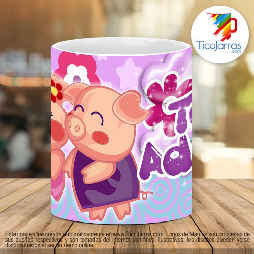 Tazas Personalizadas Te Adoro