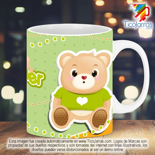 Tazas Personalizadas en Costa Rica Recuerdo Baby Shower 