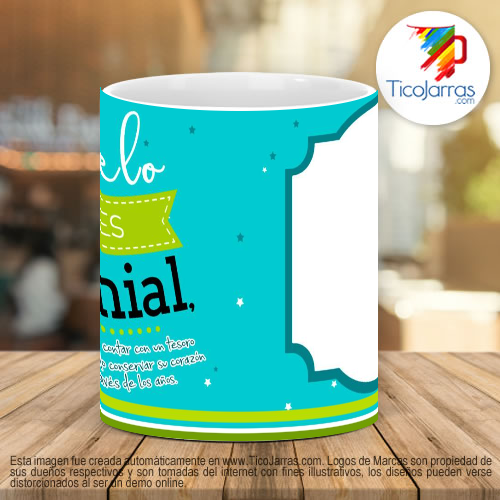 Tazas Personalizadas Abuelo eres genial taza con foto personalizada