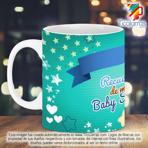 Jarras Personalizadas Baby Shower - Es un niño