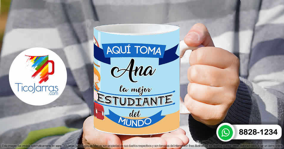 Tazas Personalizadas en Costa Rica Aquí Toma la Mejor Estudiante