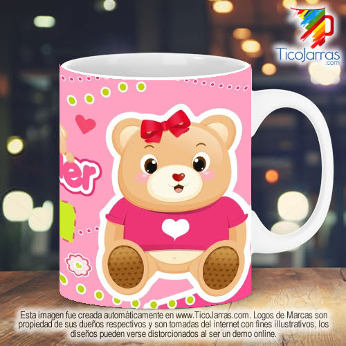 Tazas Personalizadas en Costa Rica Recuerdo Baby Shower 