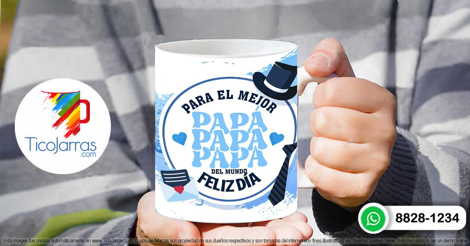 Tazas Personalizadas en Costa Rica Para el mejor Papá - Mapaches