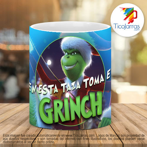 Tazas Personalizadas en Costa Rica En esta taza toma el Grinch