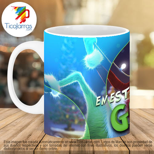 Jarras Personalizadas En esta taza toma el Grinch