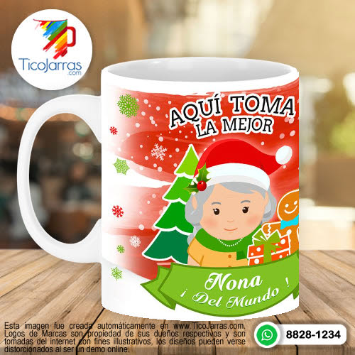 Jarras Personalizadas Aquí Toma - Abuelita