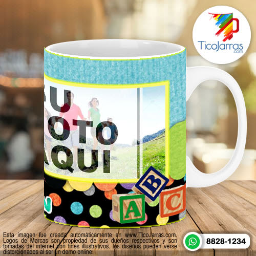 Diseños Personalizadas Taza Graduación con dos fotos