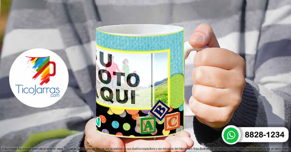 Tazas Personalizadas en Costa Rica Taza Graduación con dos fotos